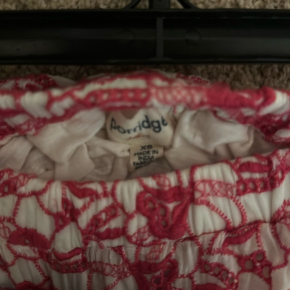 Anthropologie Porridge Strapless Eyelet Top - Picture 4 of 4